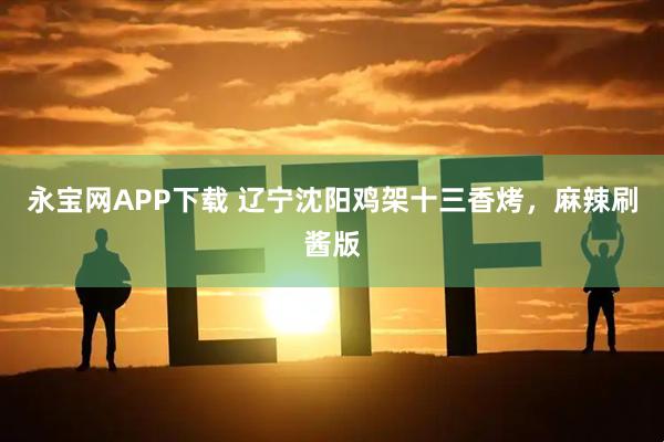 永宝网APP下载 辽宁沈阳鸡架十三香烤，麻辣刷酱版